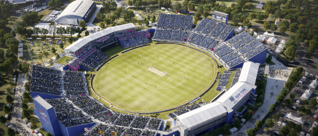 An envisioned glimpse of a completed Nassau County International Cricket Stadium
