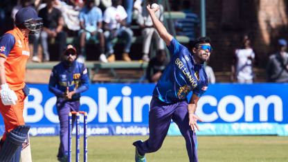Spin wizard Theekshana fires in tournament final for Sri Lanka | CWC23 Qualifier