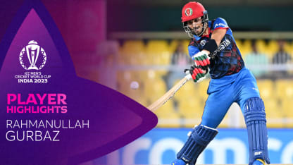 Gurbaz impresses with stunning century for Afghanistan | CWC23