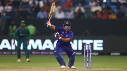 Pant hits two one-handed sixes
