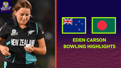 Eden Carson produces crucial career-best spell for New Zealand | Women's T20WC 2023