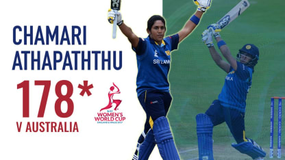 Chamari Athapaththu's stellar World Cup knock!