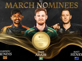 ICC Reveals March Player of the Month Nominees: Who Made the Cut?