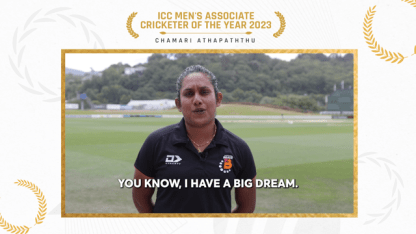 Chamari Athapaththu accepts ICC Women's ODI Player of the Year award