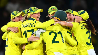 Australia take the final wicket to win the Women's World Cup
