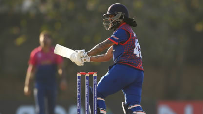 Vital knock from Dipendra Singh Airee steers Nepal to victory | CWC23 Qualifier