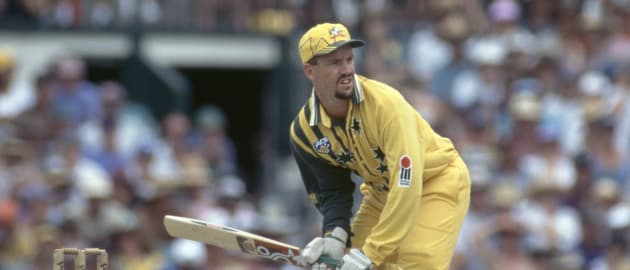 Stuart Law playing for Australia in an ODI in 1995