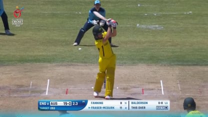  ICC U19 CWC: AUS v ENG – Fraser-McGurk falls early in chase