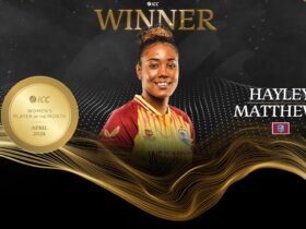 Hayley Matthews: ICC Women's Player of the Month